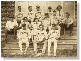 The Dixie Spinners baseball team